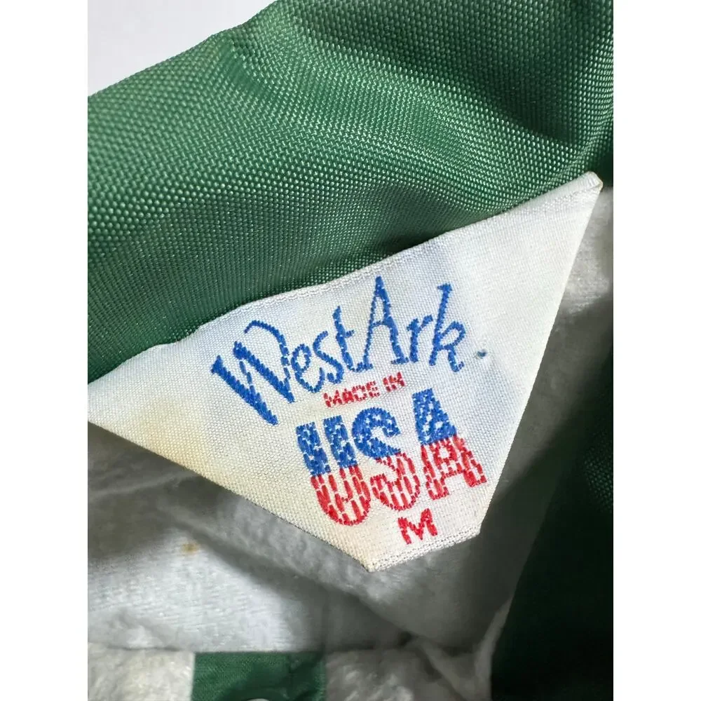 West Ark Green Religious Button Up Jacket Amazing Grace Medium USA